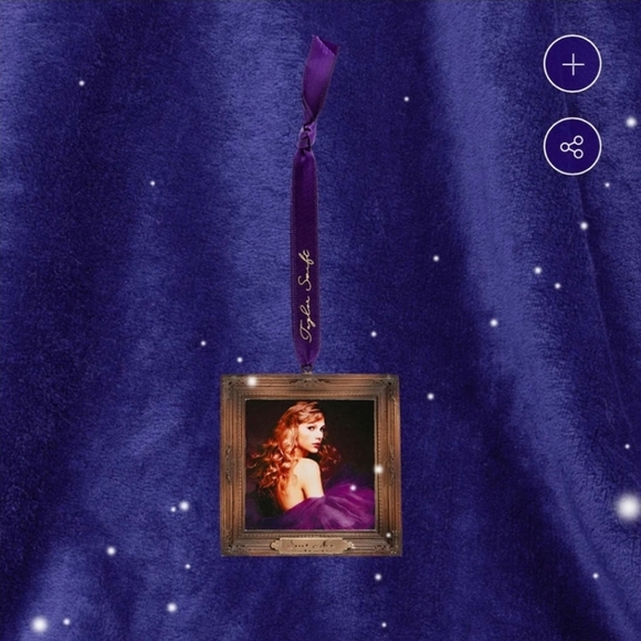 💜 New Speak Now Taylor Swift Christmas Ornament Photo Frame - Picture 3 of 6